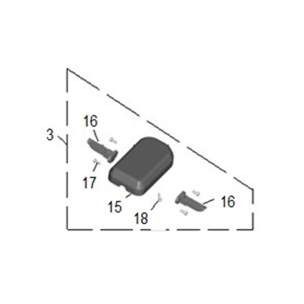 Keeway Keeway E-ZI Mini Rear Seat & Footrest Kit